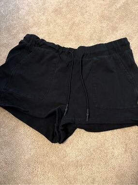 JoyLab Black Elastic Waist Athletic Shorts